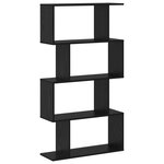 vidaXL Bibliothèque Chêne noir 70 x 24 x 129 cm Bois d'ingénierie