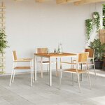 vidaXL Ensemble de salle à manger pour jardin 5 Pièces