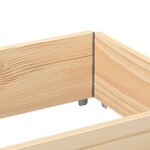 vidaXL Jardinière 150x50 cm bois de pin massif