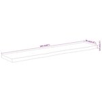 vidaXL Dessus de table 160x30x3 8 cm rectangulaire bois massif acacia