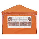vidaXL Tente de fête pop-up 575 x 288 x 245 cm Orange