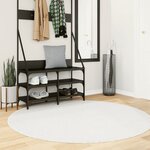 vidaXL Tapis OVIEDO à poils courts crème Ø 160 cm