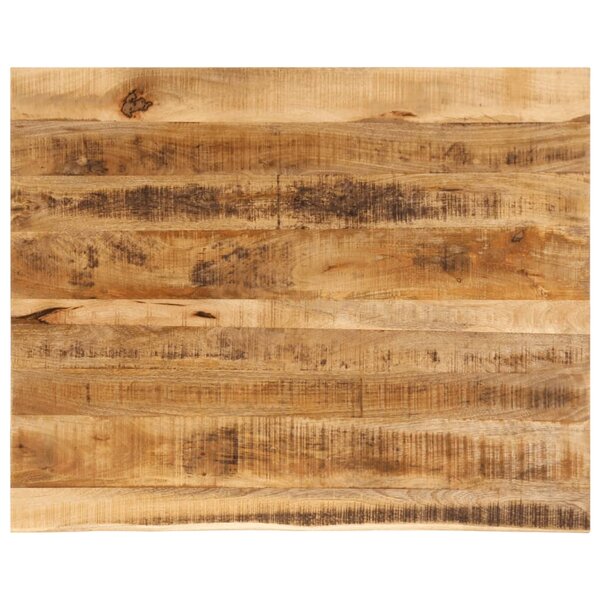 vidaXL Dessus de table 90x80x3 8 cm bord vif bois massif manguier brut