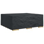 vidaXL Housse pour mobilier d'extérieur Noir 300 x 250 x 70 cm 210D