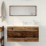 vidaXL Meuble pour Évier avec tiroir Bois Ancien 100 x 38.5 x 48 cm