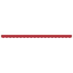 vidaXL Valance de store pour cadre de 4 5 m Rouge 4 3x0 2 m
