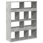 vidaXL Cloison de séparation gris béton bois d'ingénierie