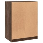 vidaXL Garde-robe chêne marron 77x48x102 cm bois d'ingénierie