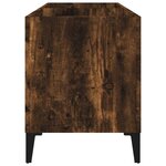 vidaXL Armoire à disques chêne fumé 74 5x38x48 cm bois d'ingénierie