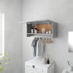 vidaXL Garde-robe gris béton 70x32 5x35 cm bois d'ingénierie