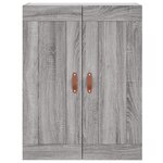 vidaXL Armoires murales 2 Pièces sonoma gris bois d'ingénierie