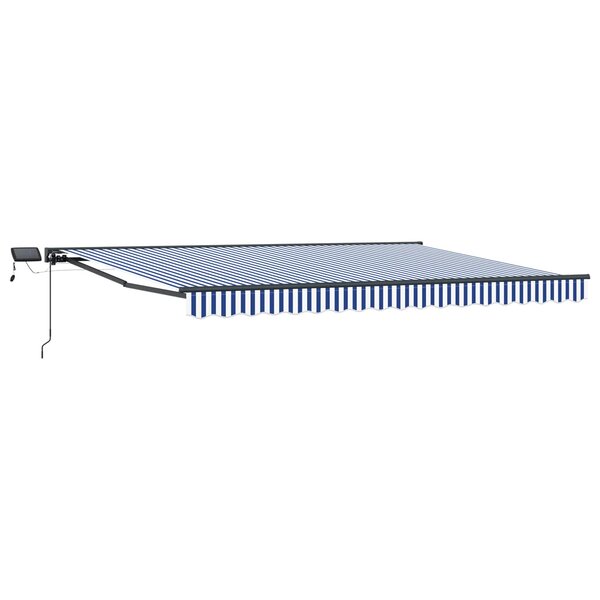 vidaXL Cadre de store manuel avec LEDs 4 5 × 3 5 m