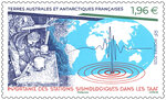 Timbre TAAF - Importance des stations sismologiques dans les TAAF