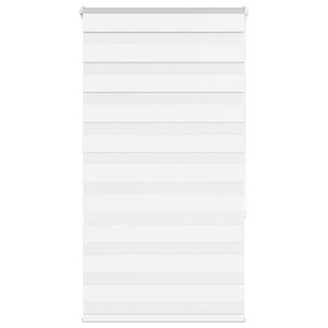 vidaXL Store zèbre blanc 75x150 cm largeur du tissu 70 9 cm polyester