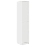 vidaXL Bureau 2 Pièces Blanc