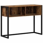 vidaXL Table d'appoint Bois Ancien 100 x 36 x 75 cm Bois d'ingénierie