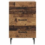 vidaXL Cabinet de chevet Bois ancien 43 x 41 x 66 5 cm