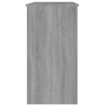 vidaXL Bureau sonoma gris 80x40x75 cm bois d'ingénierie