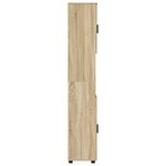 vidaXL Meuble de salle de bain haut Chêne sonoma 30 x 35 x 192 cm