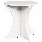 vidaXL Table basse 3 Pièces Blanc