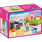 Playmobil 70209 - dollhouse la maison traditionnelle - chambre d'enfant avec canapé-lit