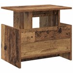 vidaXL Meuble TV 2 Pièces Bois ancien 50 x 35 x 45 cm Bois d'ingénierie
