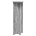 vidaXL Support de Plante 2 pièces Sonoma gris Ø40 x 100 cm
