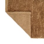 vidaXL Tapis à poils bouclés fait à la main 200x300 cm Jute et coton
