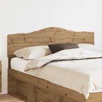 vidaXL Tête de lit Chêne artisanal 160 cm Bois d'ingénierie