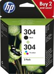 Pack Cartouches d'encre HP 304 (Noir + Couleurs)