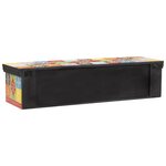 vidaXL Meuble TV mural 100x30x24 cm Bois massif Mangue brut