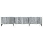 vidaXL Meuble TV Sonoma gris 147 x 34 5 x 32 cm Bois d'ingénierie