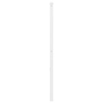 vidaXL Tête de lit de remplacement métal blanc 120 cm
