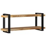 vidaXL Étagère murale 110x33x45 cm bois de manguier massif brut