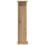 vidaXL Support de Plante Chêne Artisanal 25 x 25 5 x 100 5 cm