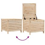 vidaXL Salon de jardin 7 Pièces bois de pin massif