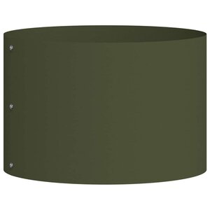 vidaXL Cache-pot de jardin Vert olive 30 x 30 x 20 cm Acier