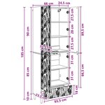 vidaXL Ensemble de Meubles 2 Pièces Noir Bois d'ingénierie