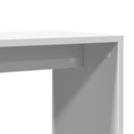 vidaXL Table d'appoint blanc 50x30x50 cm bois d’ingénierie