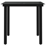 vidaXL Ensemble de salle à manger de jardin avec coussins 5 Pièces Gris