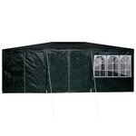 vidaXL Tente de fête Vert  Blanc 600 x 400 x 266 cm Polyester  Acier
