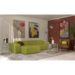 Table basse plateaux pivotants en verre 3 plateaux
