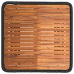 vidaXL Ensemble de salle à manger pour jardin 3 Pièces Beige et crème