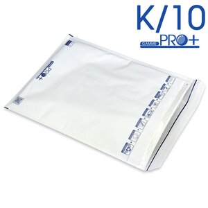 Lot de 200 enveloppes à bulles pro+ blanches k/10 format 340x470 mm