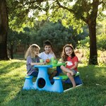 vidaXL Banc de pique-nique pour enfants 89 5x84 5x48 cm Polypropylène