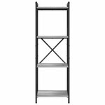vidaXL Bibliothèque Sonoma gris 40 x 30 x 118 cm Bois d'ingénierie