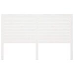 vidaXL Tête de lit Blanc 141x4x100 cm Bois massif de pin