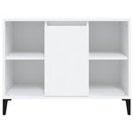 vidaXL Meuble d'évier blanc 80x33x60 cm bois d'ingénierie