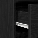 vidaXL Ensemble de coiffeuses 2 pièces avec LED en bois d'ingénierie noir