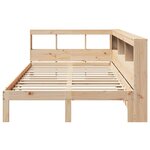 vidaXL Lit bibliothèque sans matelas 120x190 cm bois de pin massif